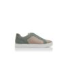 AGILIO Sneakers basse in pelle di vitello grigia e verde AGILIO Sneakers basse in pelle di vitello grigia e verde