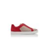 AGILIO Sneakers in pelle di vitello grigia e rossa AGILIO Sneakers in pelle di vitello grigia e rossa