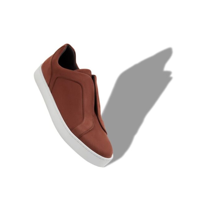 AGILIO Sneakers in pelle di vitello marrone AGILIO Sneakers in pelle di vitello marrone