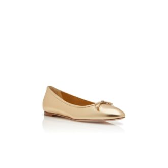 Ballerine in pelle nappa dorata VERALLIM Scarpe basse