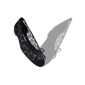 Ballerine in pizzo nero CAPBAL Scarpe basse