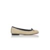 Ballerine VERALLI in rafia beige chiaro e nero Ballerine VERALLI in rafia beige chiaro e nero