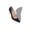 BB 90 Décolleté a punta in camoscio blu navy