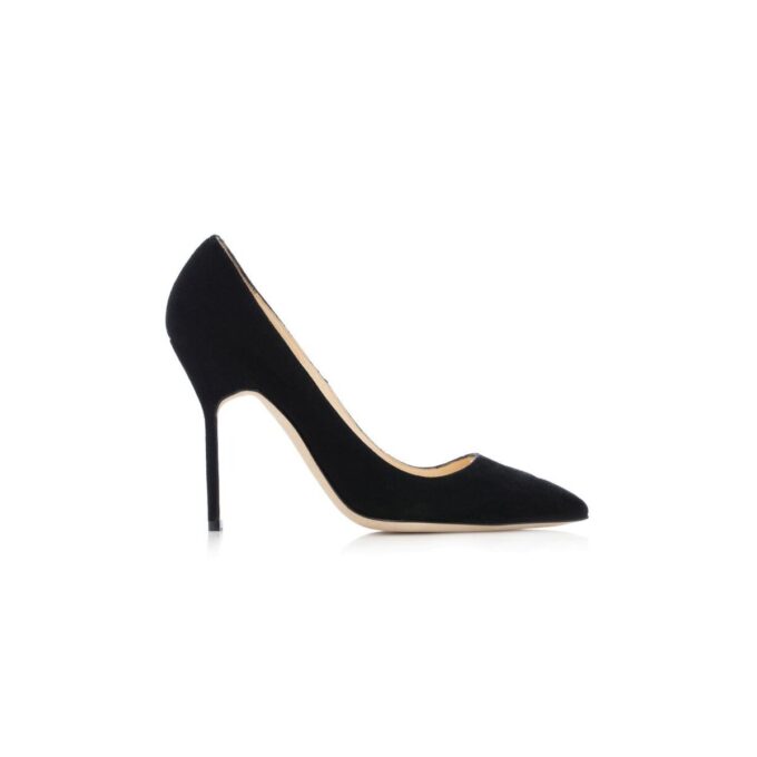 BB Decolleté a punta in camoscio nero BB Decolleté a punta in camoscio nero