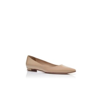 BBFLAT Décolleté piatte in vernice beige chiaro con punta affusolata