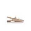 CAMPARIFLATSLI Décolleté piatte con cinturino posteriore in pelle nappa beige