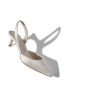 CAROLYNE BRIDE Décolleté con cinturino posteriore in raso bianco CAROLYNE BRIDE Décolleté con cinturino posteriore in raso bianco
