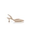 CAROLYNE Décolleté con cinturino posteriore in pelle scamosciata beige chiaro CAROLYNE Décolleté con cinturino posteriore in pelle scamosciata beige chiaro