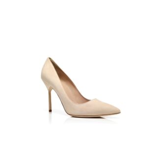 Décolleté a punta in camoscio beige BB