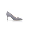 Décolleté a punta in camoscio grigio chiaro BB 70 Décolleté a punta in camoscio grigio chiaro BB 70