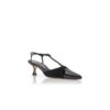 Décolleté con cinturino a T in pelle nappa nera TURGIMOD Décolleté con cinturino a T in pelle nappa nera TURGIMOD