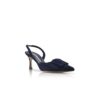 Décolleté con cinturino posteriore in camoscio blu navy MAYSLI Décolleté con cinturino posteriore in camoscio blu navy MAYSLI