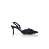 Décolleté con cinturino posteriore in camoscio blu navy MAYSLI Décolleté con cinturino posteriore in camoscio blu navy MAYSLI