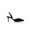 Décolleté con cinturino posteriore in camoscio nero MAYSLI Décolleté con cinturino posteriore in camoscio nero MAYSLI