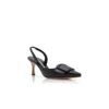 Décolleté con cinturino posteriore in pelle nappa nera MAYSLI Décolleté con cinturino posteriore in pelle nappa nera MAYSLI