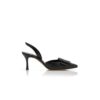 Décolleté con cinturino posteriore in pelle nappa nera MAYSLI Décolleté con cinturino posteriore in pelle nappa nera MAYSLI