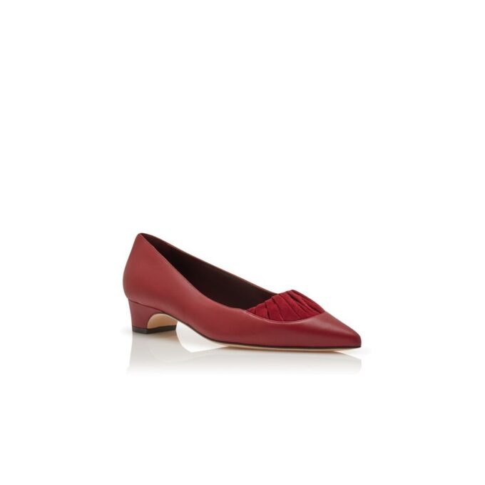 Décolleté in pelle nappa rossa CALZA Décolleté in pelle nappa rossa CALZA
