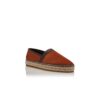 Espadrillas in pelle scamosciata di vitello arancione NERANO