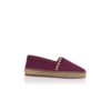 Espadrillas RAITO in pelle scamosciata di vitello rosso scuro