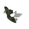 Gable Sabot in pelle scamosciata verde kaki scuro Gable Sabot in pelle scamosciata verde kaki scuro