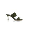 Gable Sabot in pelle scamosciata verde kaki scuro Gable Sabot in pelle scamosciata verde kaki scuro