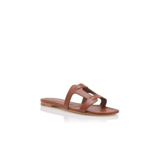 GRELLANUFLAT Sandali bassi in nappa marrone GRELLANUFLAT Sandali bassi in nappa marrone
