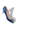 Hangisi 50 Décolleté blu in raso con fibbia gioiello Hangisi 50 Décolleté blu in raso con fibbia gioiello