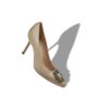 Hangisi 90 Décolleté in raso beige chiaro con fibbia gioiello Hangisi 90 Décolleté in raso beige chiaro con fibbia gioiello