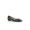 Hangisiflat LACE Décolleté basse in pizzo nero con fibbia gioiello Hangisiflat LACE Décolleté basse in pizzo nero con fibbia gioiello