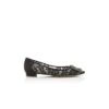 Hangisiflat LACE Décolleté basse in pizzo nero con fibbia gioiello Hangisiflat LACE Décolleté basse in pizzo nero con fibbia gioiello