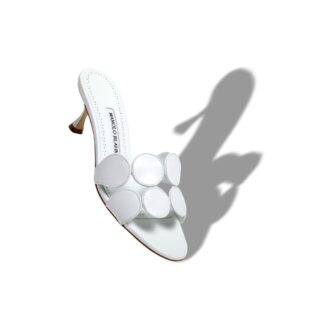 HARIBALMU Sabot in nappa bianca