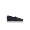 MARIO Mocassini in rafia blu navy