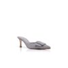 Maysale 70 Sabot in camoscio grigio con fibbia Maysale 70 Sabot in camoscio grigio con fibbia