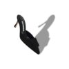 Maysale 70 Sabot in camoscio nero con fibbia Maysale 70 Sabot in camoscio nero con fibbia