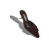 Maysale Sabot con tacco basso in pelle scamosciata bordeaux Maysale Sabot con tacco basso in pelle scamosciata bordeaux