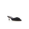 Maysale Sabot in camoscio nero con tacco basso Maysale Sabot in camoscio nero con tacco basso