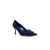 Maysalepump 70 Décolleté in camoscio blu navy con fibbia Maysalepump 70 Décolleté in camoscio blu navy con fibbia