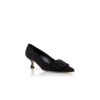 Maysalepump Décolleté in camoscio nero con fibbia Maysalepump Décolleté in camoscio nero con fibbia