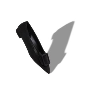 MAYSALEPUMPFLAT Décolleté basse in camoscio nero con fibbia MAYSALEPUMPFLAT Décolleté basse in camoscio nero con fibbia