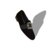 Mocassini CARLTON in velluto nero con fibbia gioiello
