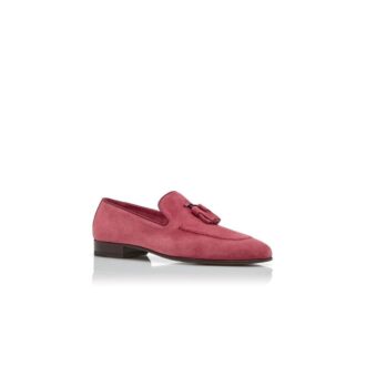 Mocassini CHESTER in pelle scamosciata rosa scuro