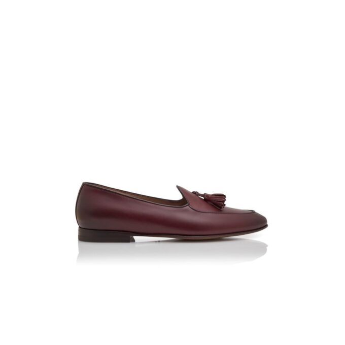 Mocassini LENNOX in pelle di vitello bordeaux Mocassini LENNOX in pelle di vitello bordeaux