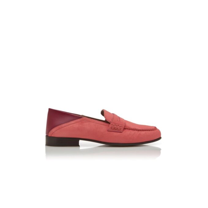Mocassini Penny in camoscio rosa PLYMOUTH Mocassini Penny in camoscio rosa PLYMOUTH