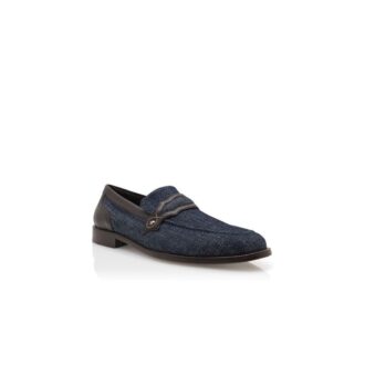 Mocassini Penny in denim blu ALAMO