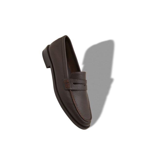 Mocassini Penny in pelle di vitello marrone scuro PERRY Mocassini Penny in pelle di vitello marrone scuro PERRY