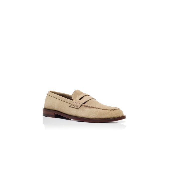 Mocassini Penny in pelle scamosciata beige PERRY Mocassini Penny in pelle scamosciata beige PERRY