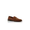 Mocassini Penny in pelle scamosciata marrone scuro PERRY Mocassini Penny in pelle scamosciata marrone scuro PERRY
