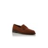 Mocassini Penny in pelle scamosciata marrone scuro PERRY Mocassini Penny in pelle scamosciata marrone scuro PERRY
