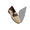 Mocassini Penny in rafia beige chiaro PADSTOW Mocassini Penny in rafia beige chiaro PADSTOW