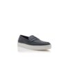Mocassini senza lacci in pelle di vitello blu navy ELLIS